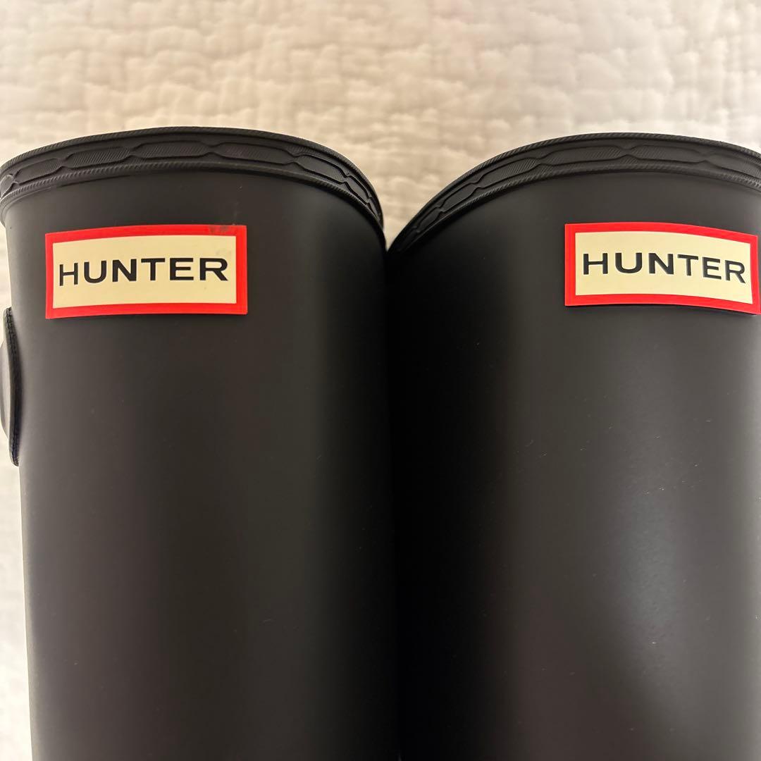 ★美品★HUNTER ハンター オリジナル トール レイン ブーツ　バックル付き