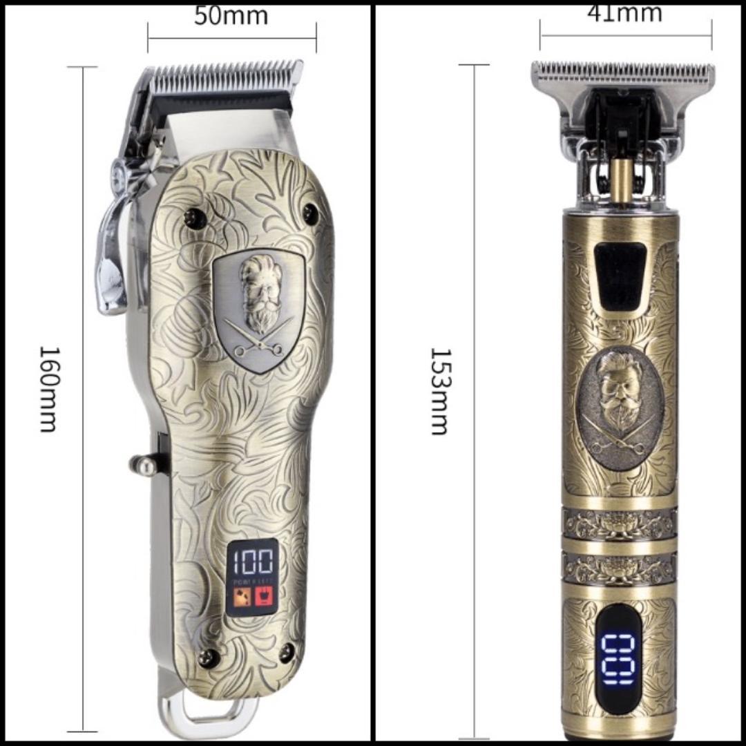 サロン仕様　高級感溢れるデザイン♪　高性能　バリカンセット　ヘアバリカン