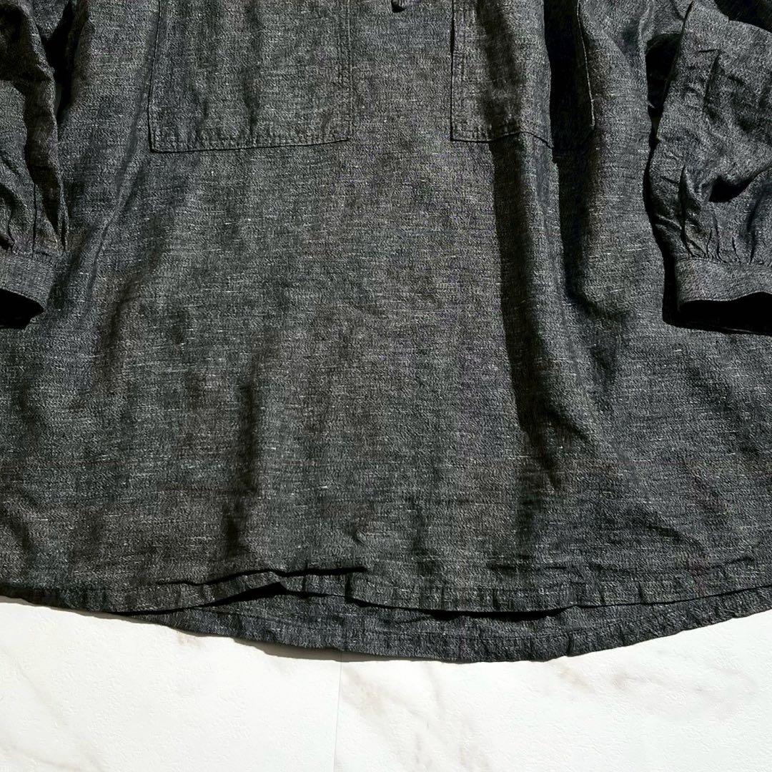 Lサイズ　ポータークラシック　シャツ　スモック　長袖　プルオーバー