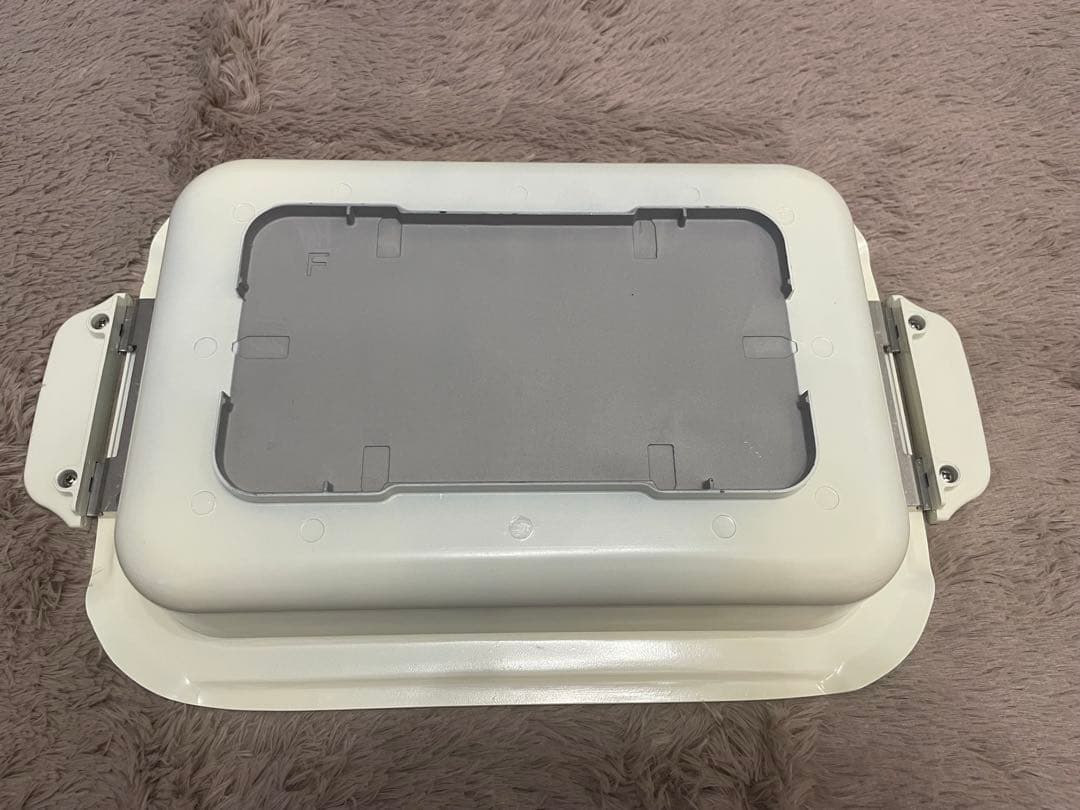 【新品】BRUNO コンパクトホットプレート　オレンジ（蓋に柄入）専用深型鍋付き