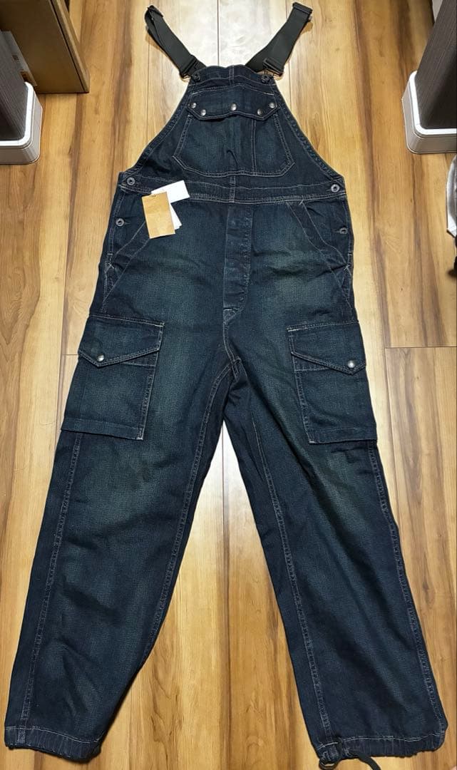 24FW RRL デニム カーゴ オーバーオール ダブルアールエル