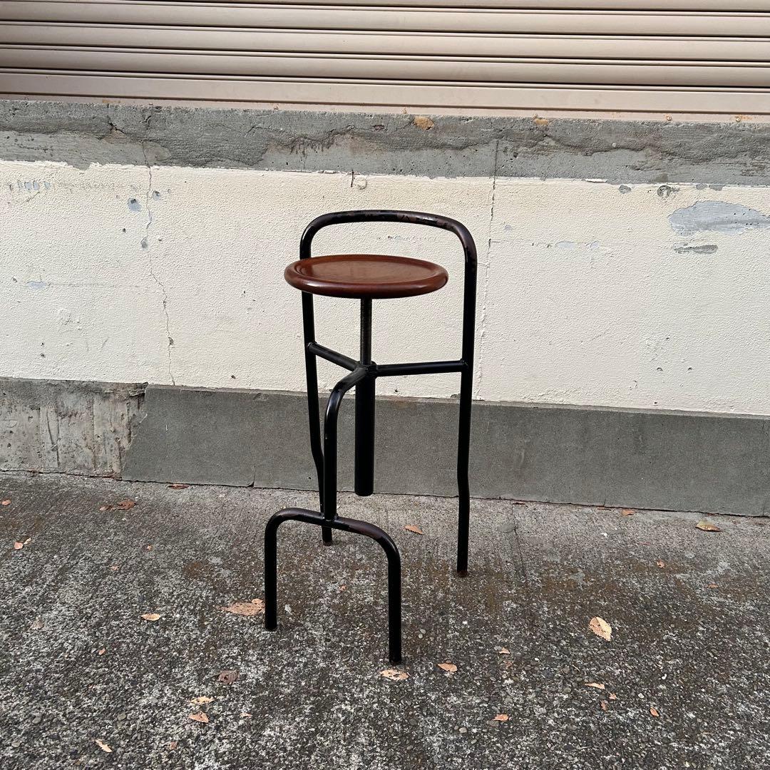 インダストリアル アイアンカウンターチェア