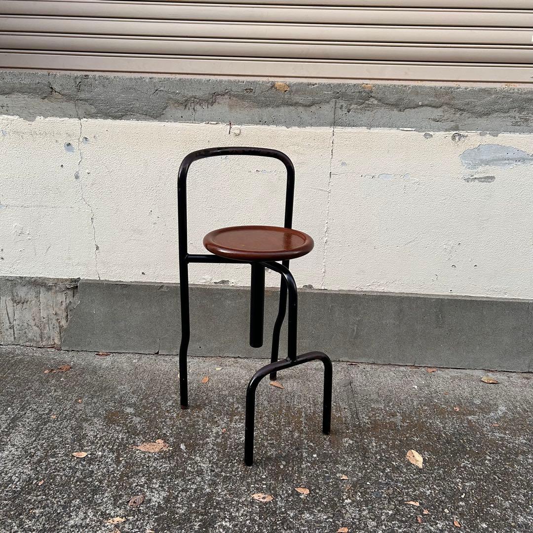 インダストリアル アイアンカウンターチェア