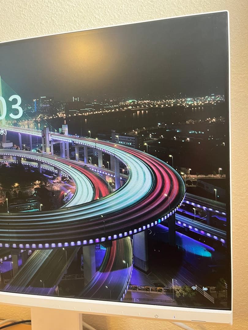 美品 3836時間 EIZO FlexScan EV2480-WT 白