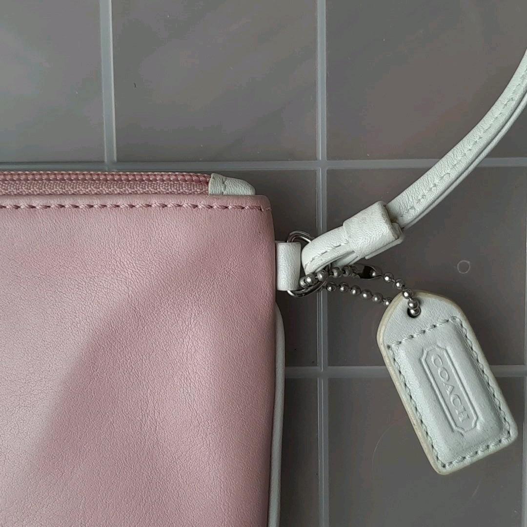 COACH　限定品　本革ポーチ 　蝶とお花