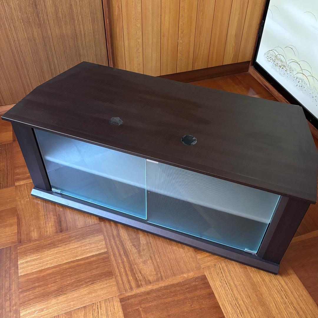 e75【TVボード】【訳あり】【テレビ】【家具】テレビボード　ブラウン