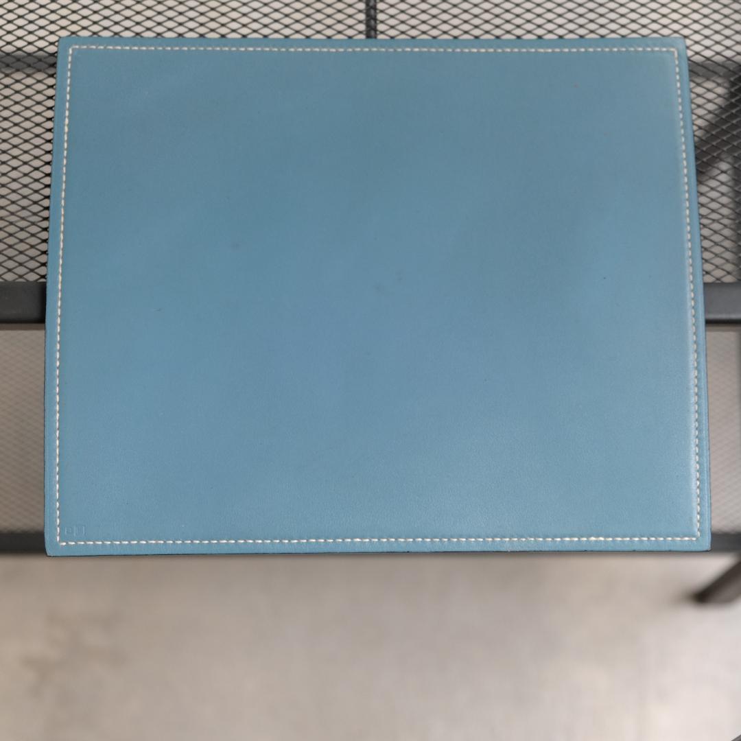 HERMES エルメス レザー マウスパッド バイカラー E刻印 2001年