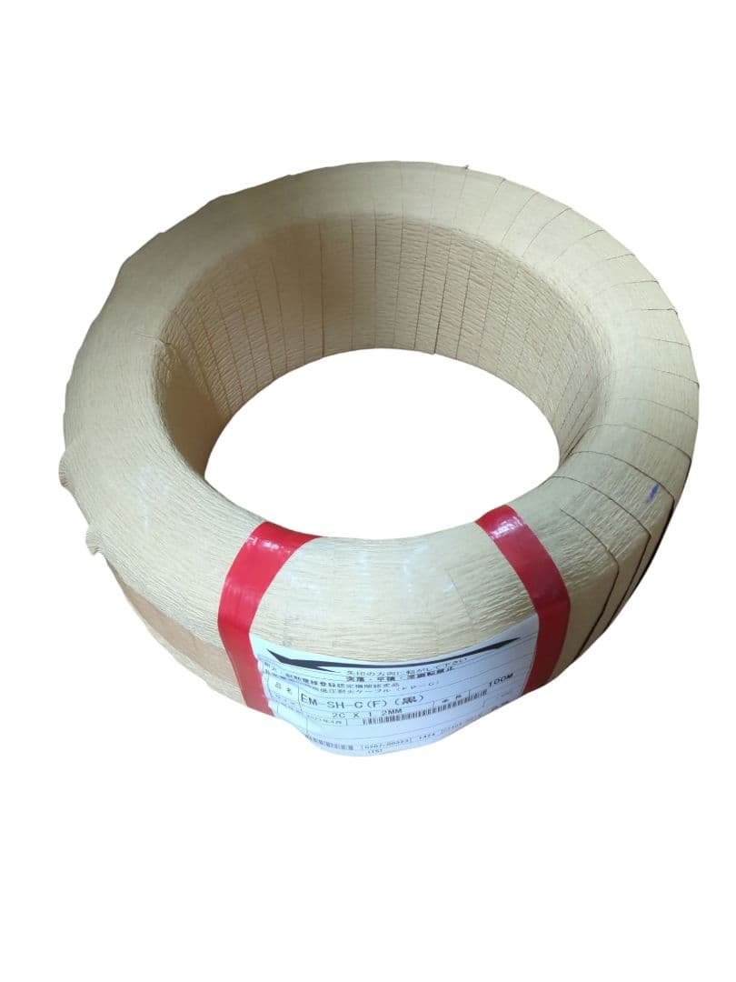 耐火・耐熱ケーブル　2✕1.2 100m