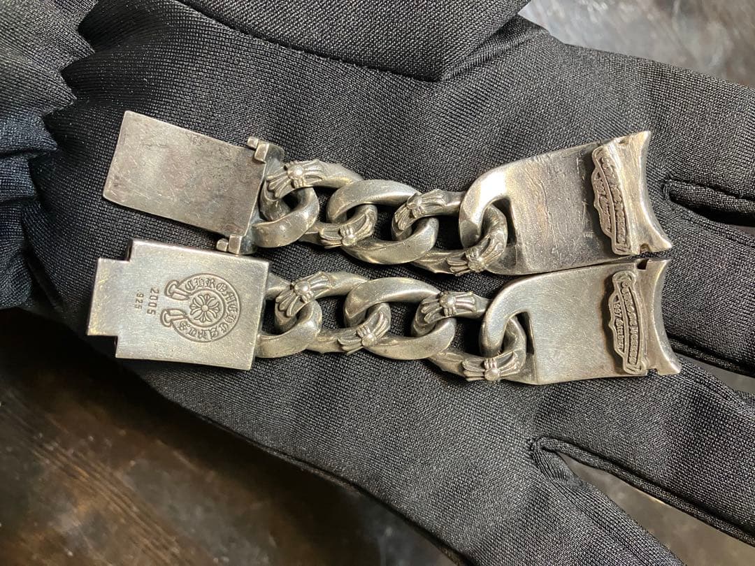 シルバー925 クロスモチーフ ウォッチバンドブレス