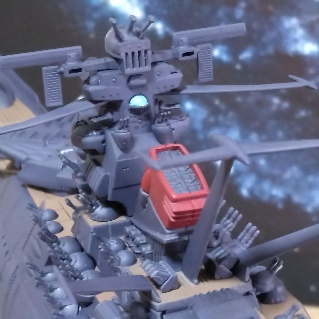 ワ*ル様 1/1000宇宙戦艦ヤマト3199 LED発光全塗装完成品