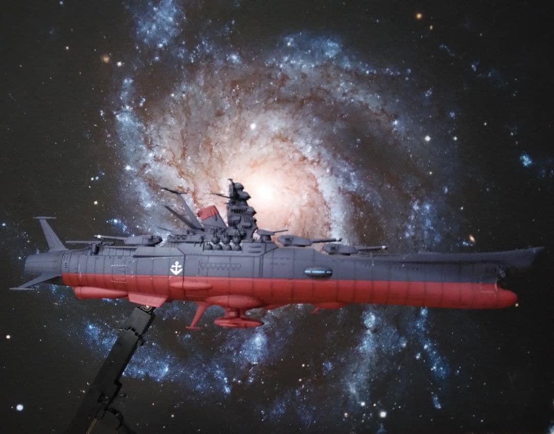 ワ*ル様 1/1000宇宙戦艦ヤマト3199 LED発光全塗装完成品