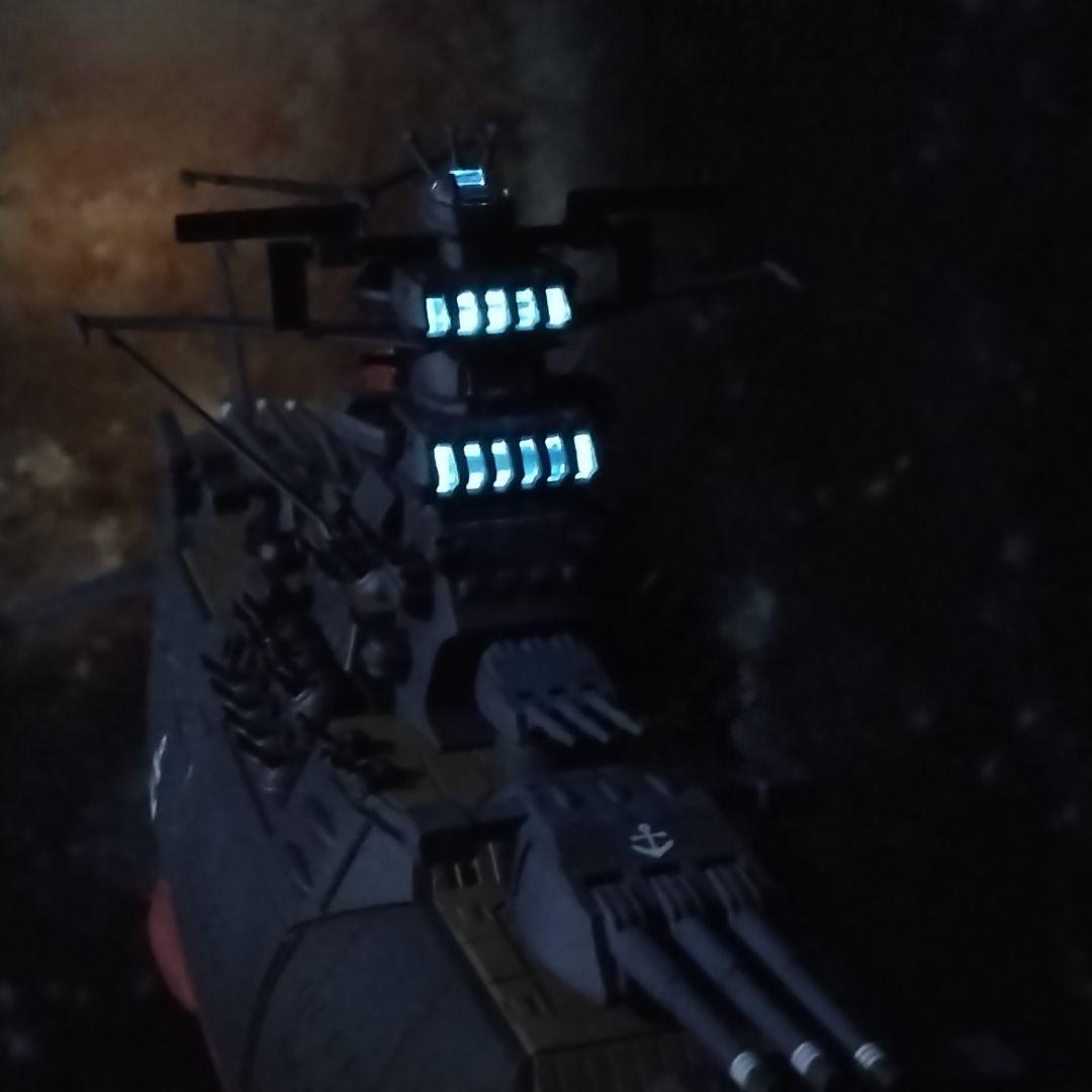 ワ*ル様 1/1000宇宙戦艦ヤマト3199 LED発光全塗装完成品