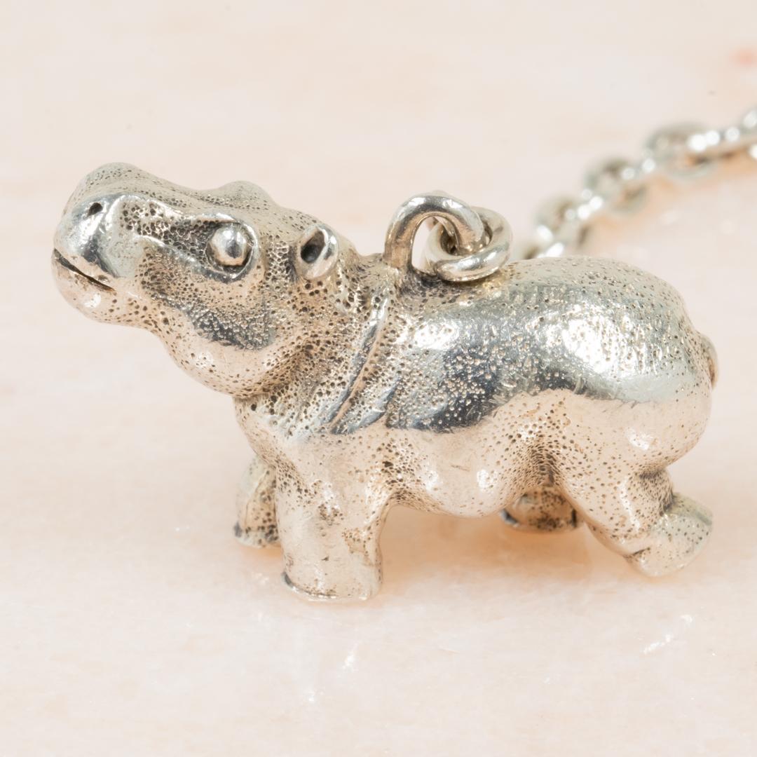 Hermès Porte cles Hippo Charm Ag925