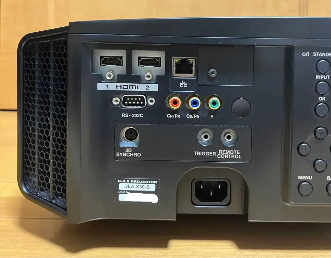 JVC DLA‐X30-B 3D対応D-ILAプロジェクター ランプ使用時間少