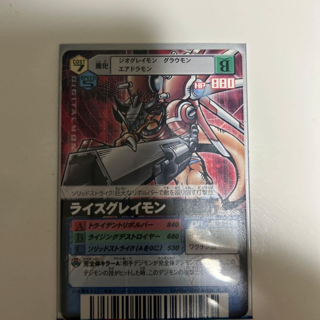 ビクトリーグレイモン、ライズグレイモン、データカードダス、デジタルターミナル