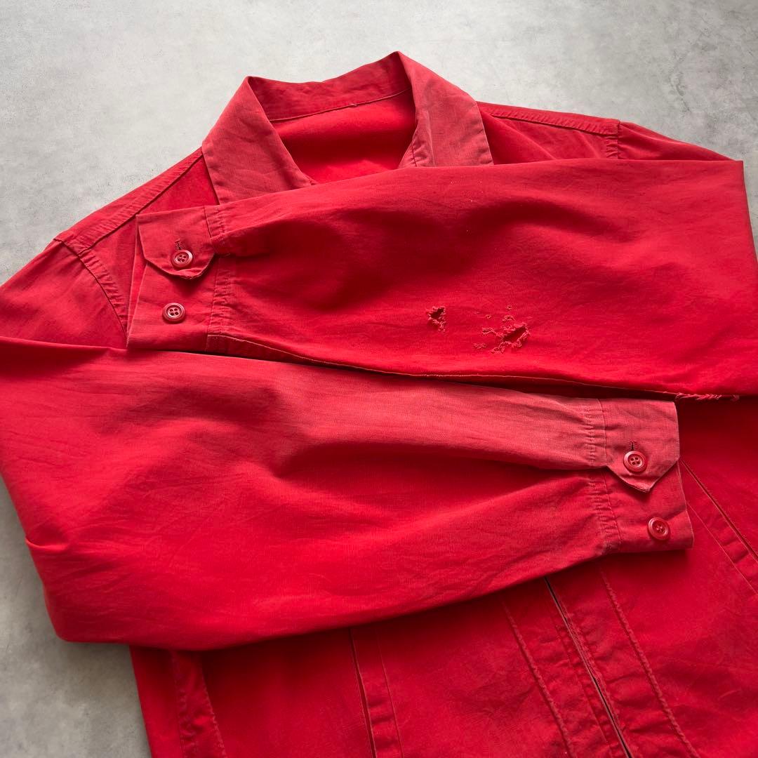 50s USA製 ハリントン ジャケット サンフェード 袋縫い ヴィンテージ