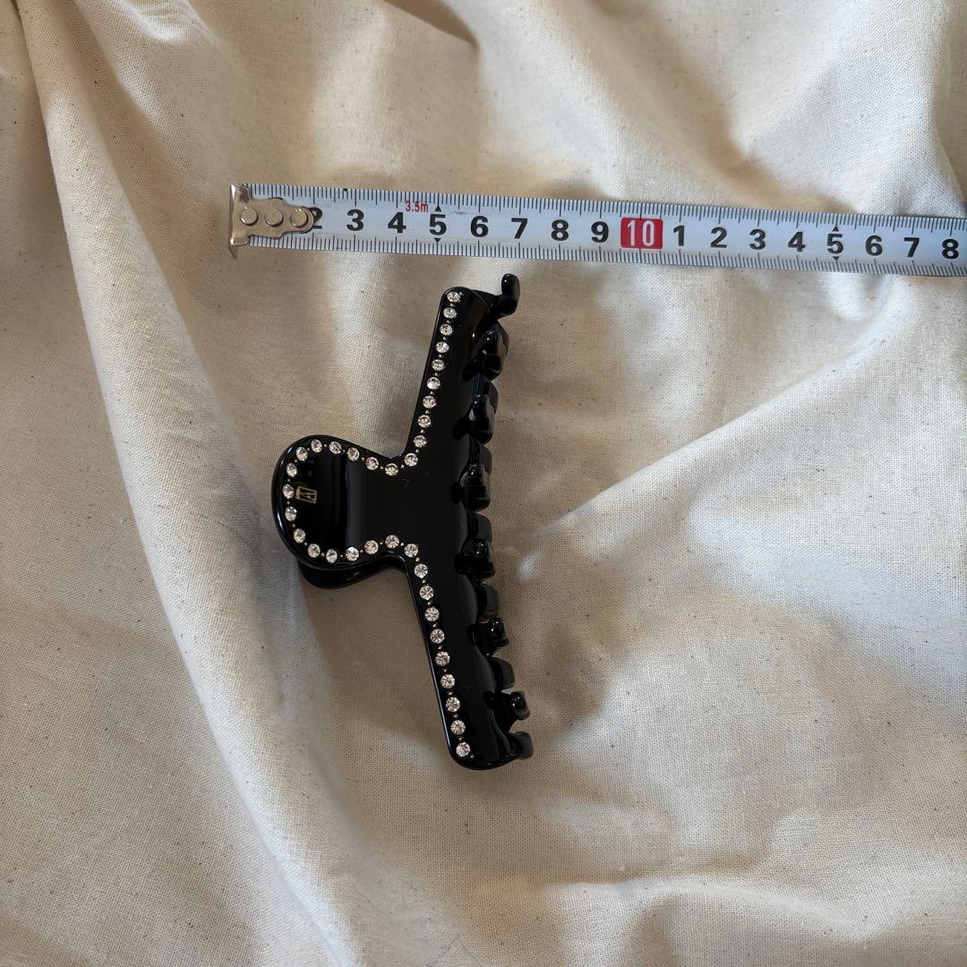 美品アレクサンドルドゥパリ　ヘアクリップ　黒