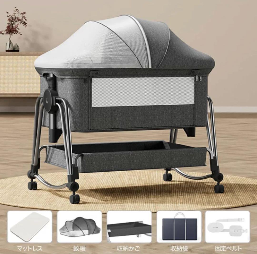 のんです: ベビーベッド(移動可) 92cm x 55cm