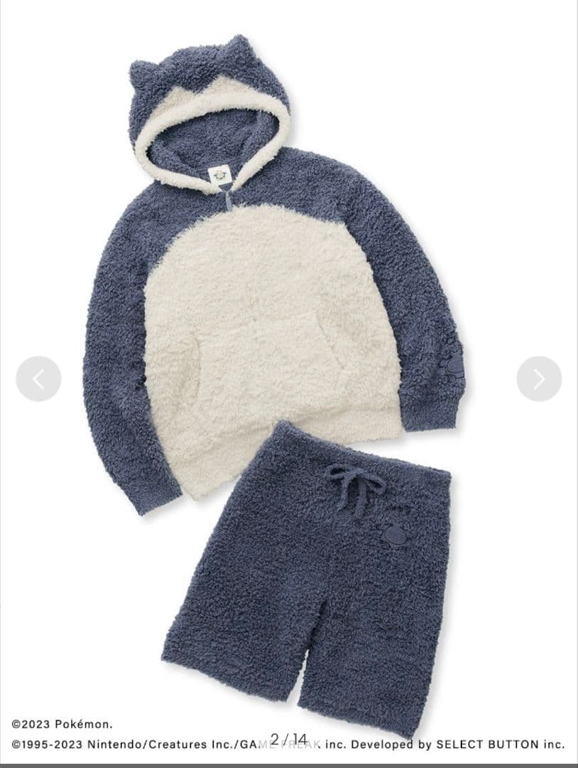 ジェラピケ　カビゴン　パシャマ　レディース