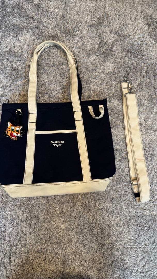 美品　Onitsuka Tiger SMALL CANVAS TOTE BAG