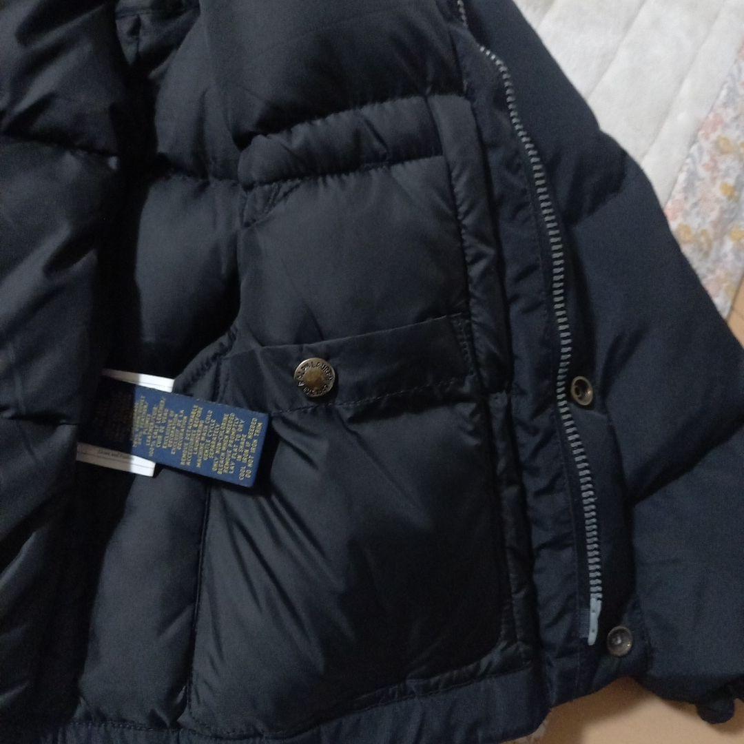 ポロ・ラルフ・ローレン フード付きダウンジャケット ブラック