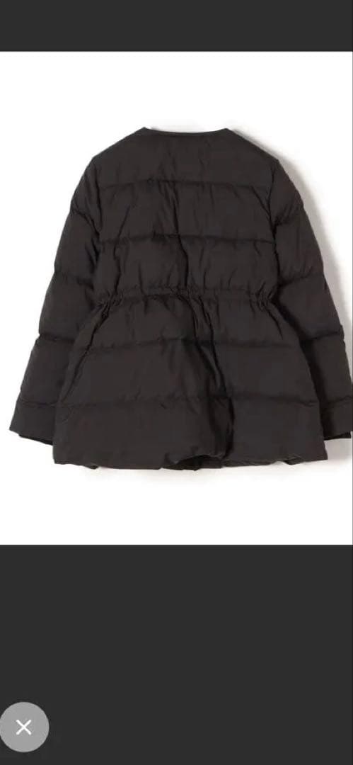 SHIPS ドロストダウンジャケット ブラック