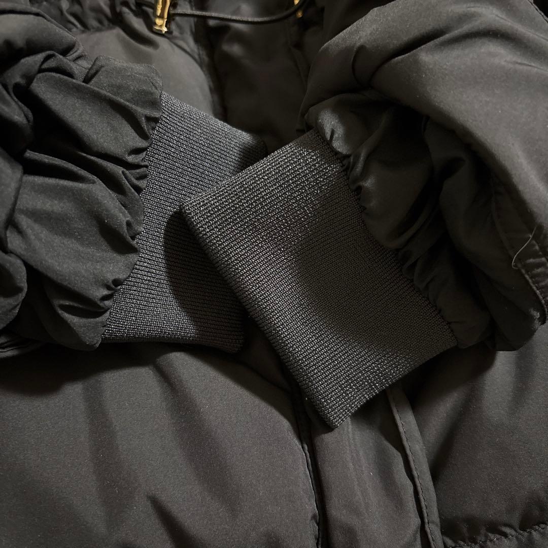 SHIPS ドロストダウンジャケット ブラック