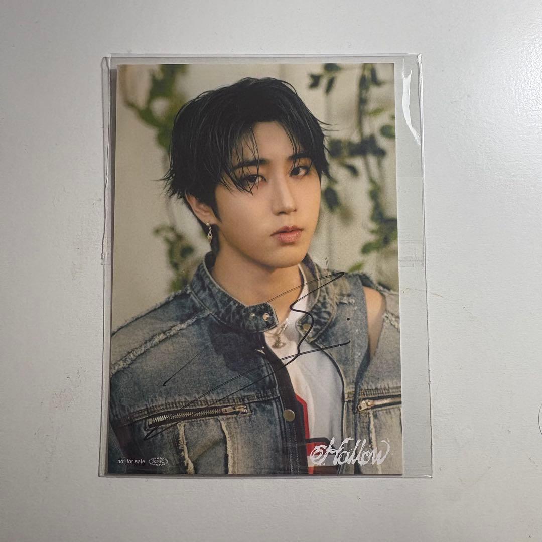ハン 直筆サイン Hollow フォトカード