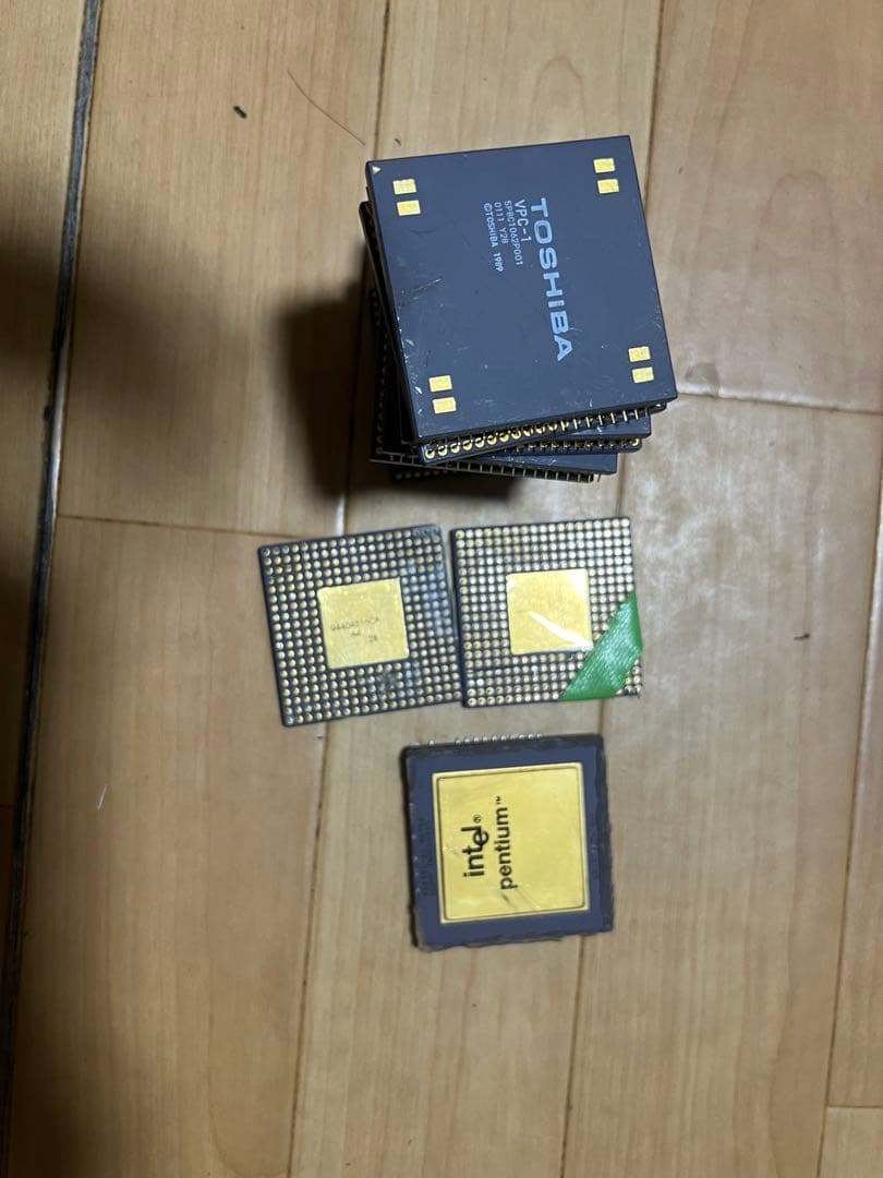 TOSHIBA Intel Pentium CPUセット12枚2枚、1枚セット