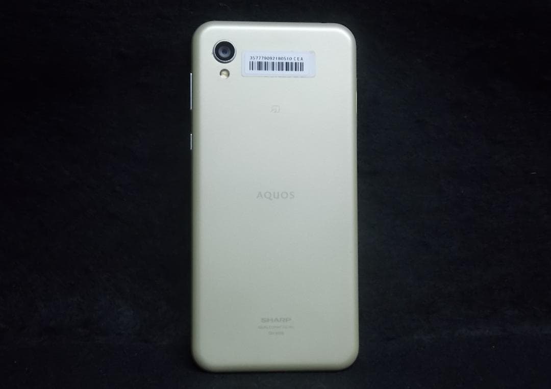 《AQUOS sense2 SH-M08 32G アッシュイエロー》ＵＳＥＤ