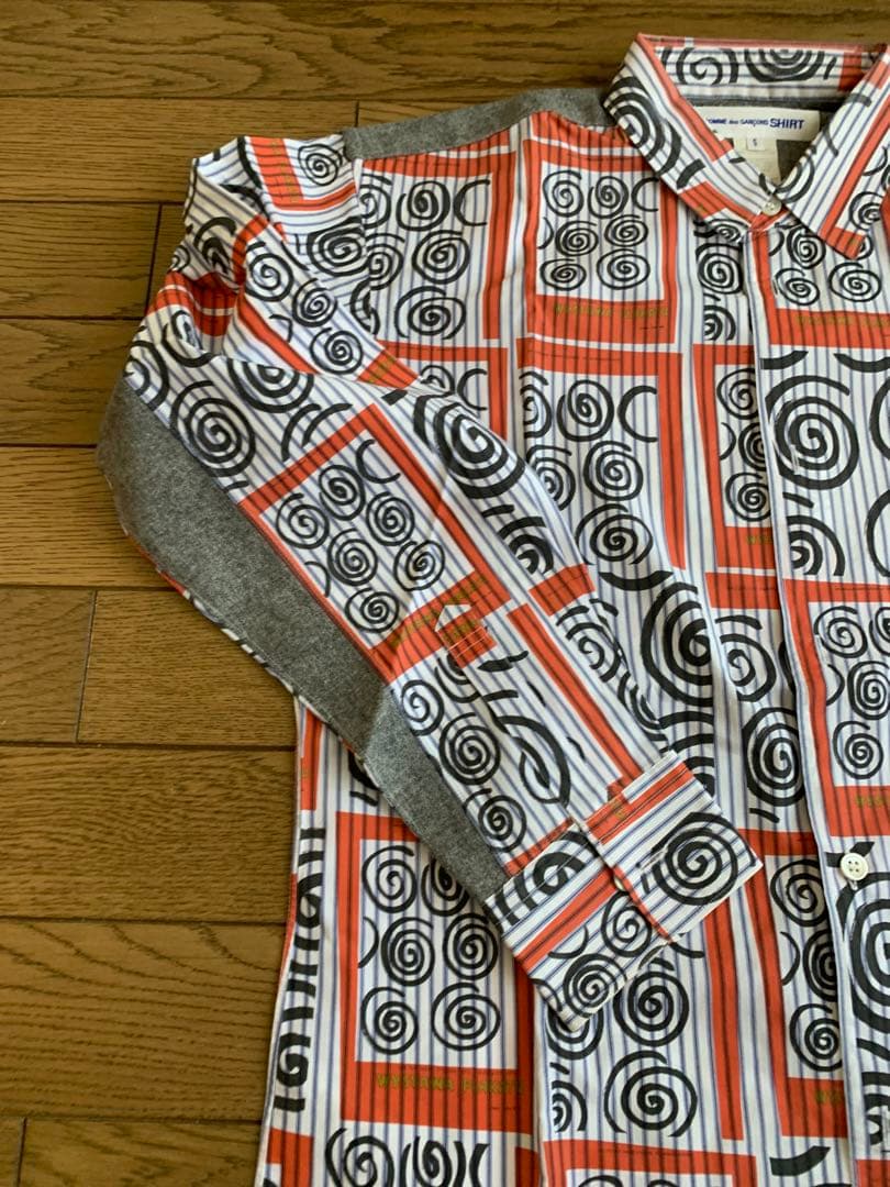 コムデギャルソンシャツ　COMMEdesGARCONS shirt 総柄シャツ