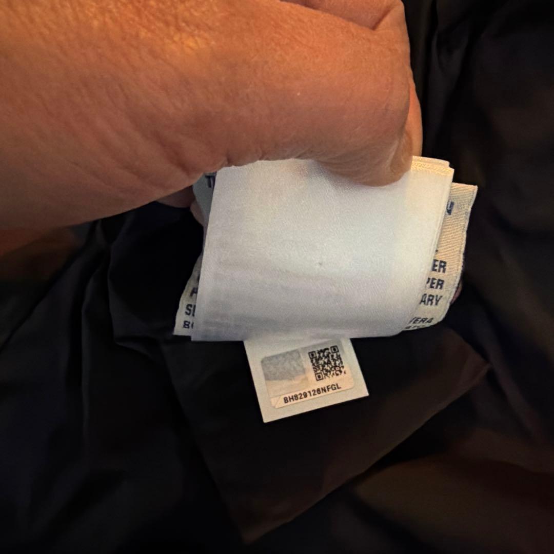 MONCLER ブラック ダウンジャケット サイズ2