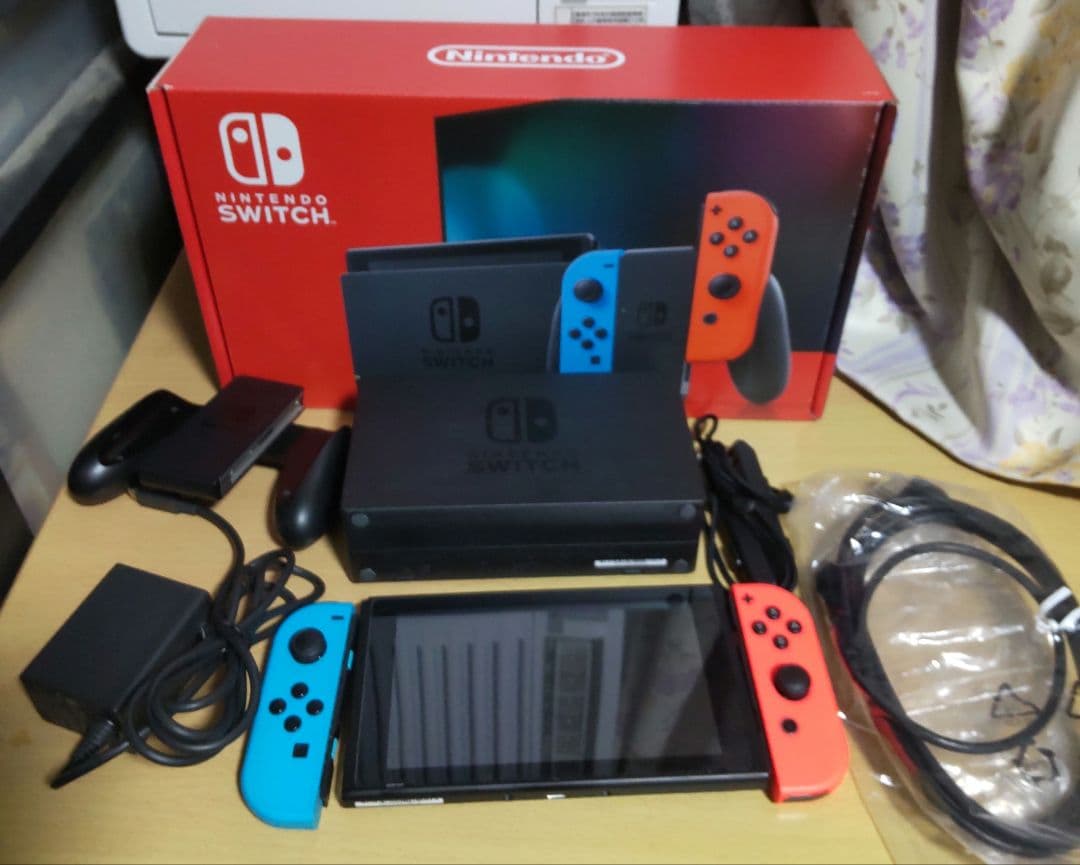 Nintendo Switch 本体 青/赤 一式