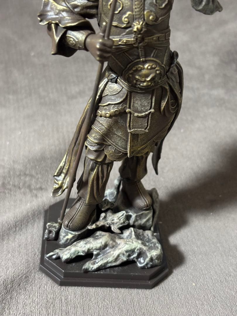 海洋堂　artpla 四天王像　多聞天　塗装　完成品