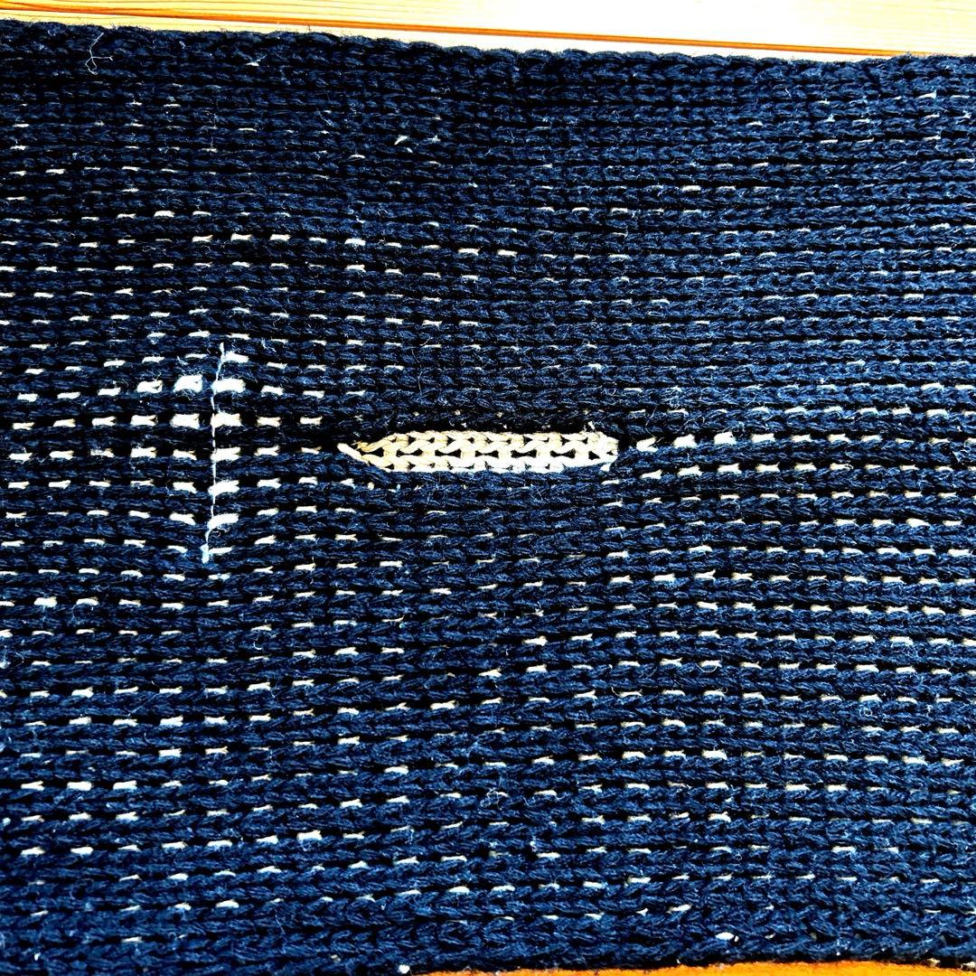 ＭＭ6 ⑥ マフラー　マルタンマルジェラ　ブラック×ホワイト