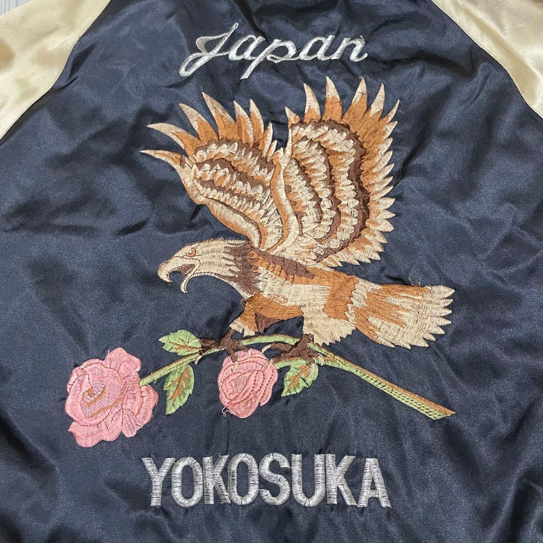 HOSHIHIME　スカジャン　スタジャン　ブルゾン　刺繍　鷹　鷲　横須賀