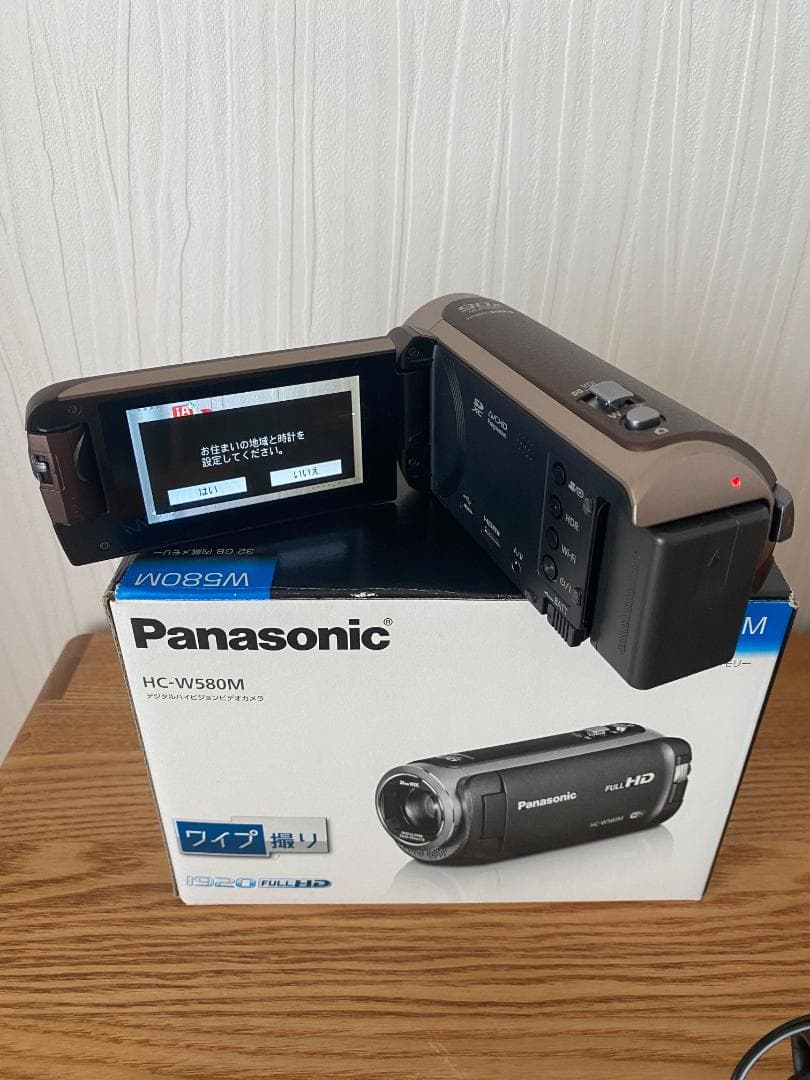 美品 パナソニック デジタルハイビジョン ビデオカメラ HC-W580M