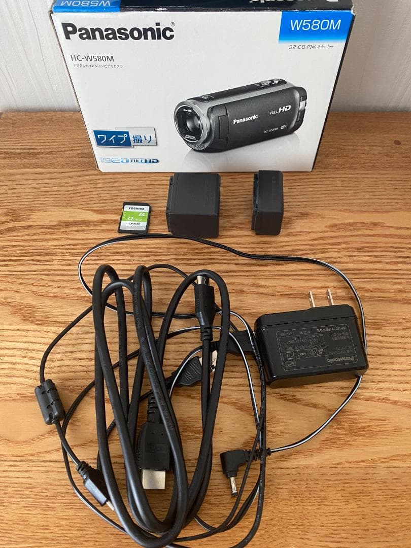美品 パナソニック デジタルハイビジョン ビデオカメラ HC-W580M