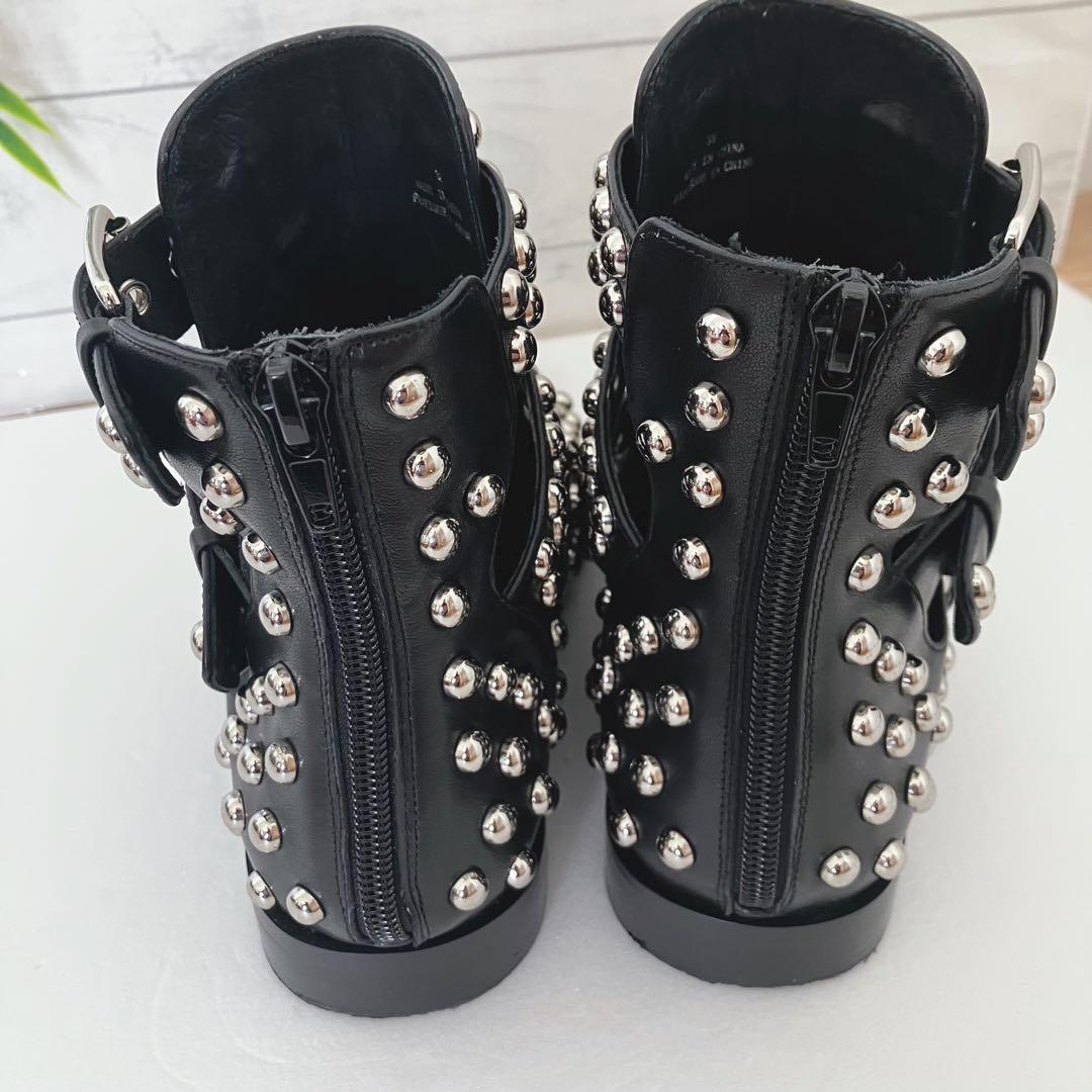 【極美品】Jeffrey Campbell Trespassスタッズ付きブーツ