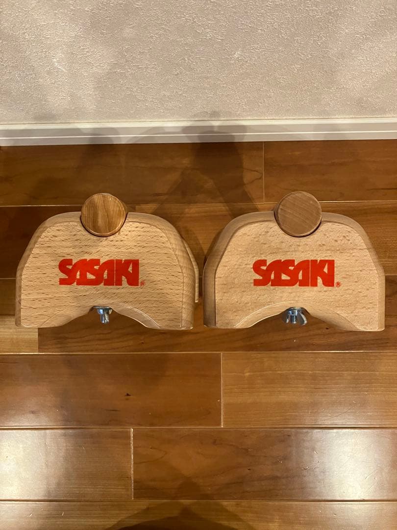 ☆美品☆ SASAKI 木製 プッシュアップバー