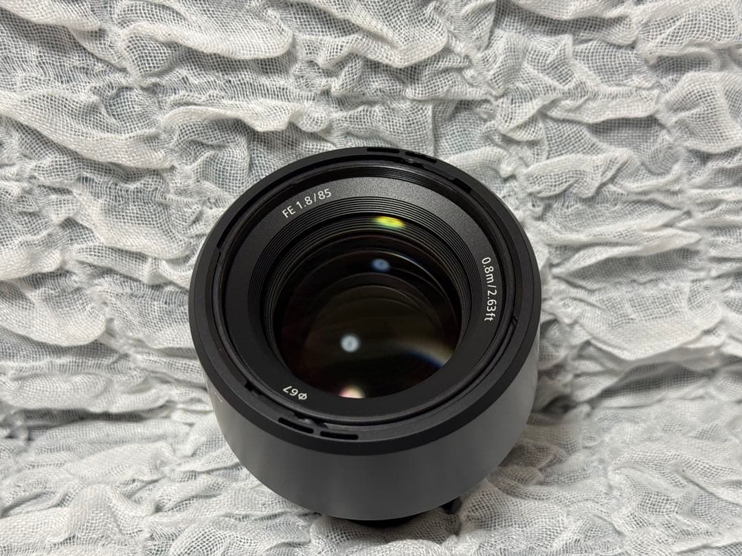 【未使用・レンズフードに傷あり】SONY EF 85mm F1.8 単焦点レンズ