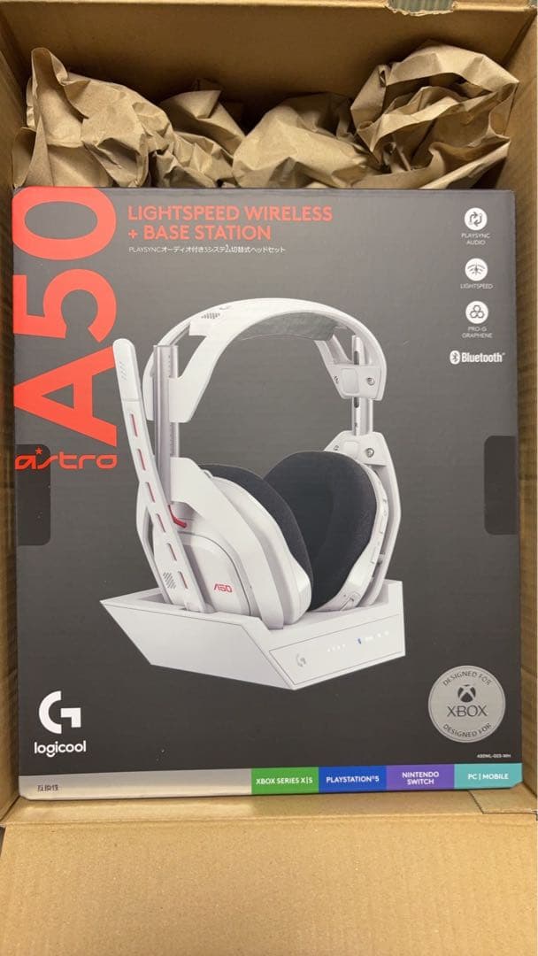 Logicool G A50 ワイヤレスヘッドセット ホワイト