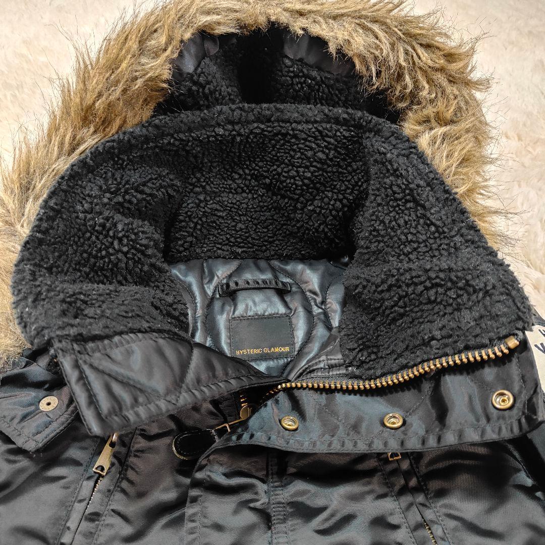 希少✨ヒステリックグラマー 2WAY ワッペン 中綿入りミリタリーコート