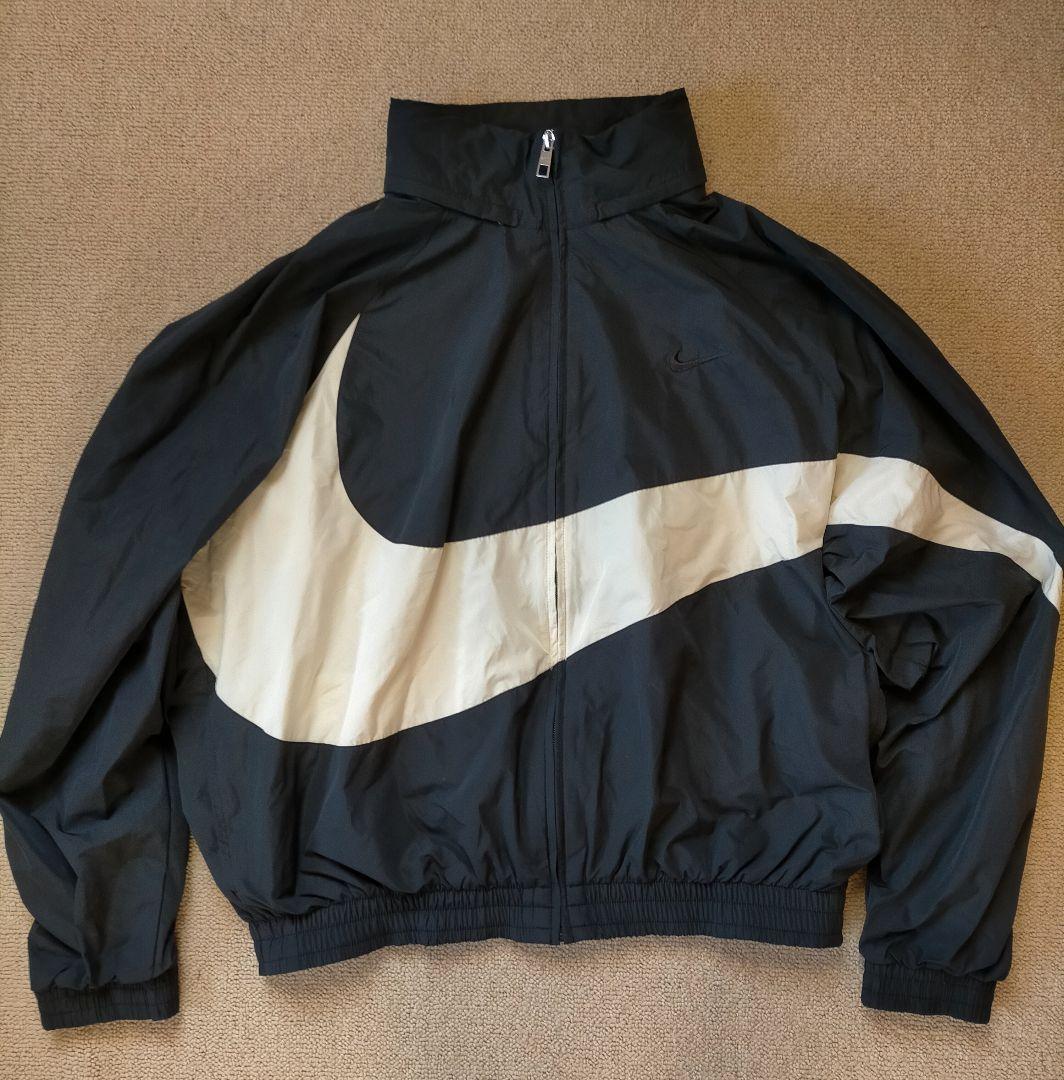 NIKE ウーブン ナイロン ジャケット パンツ 上下 L ビッグスウォッシュ