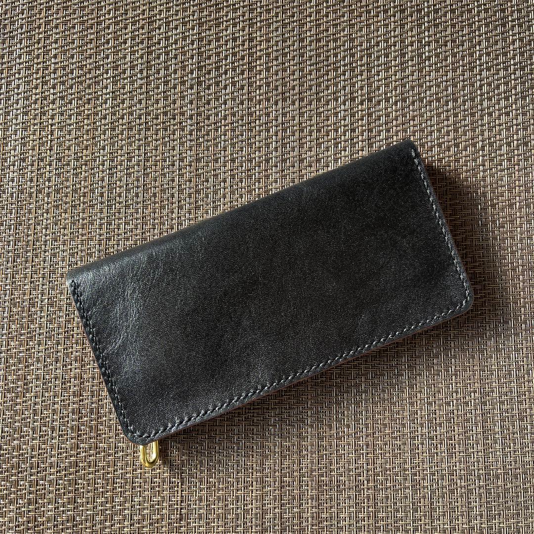 MARYAM ホースフロント ロングトラッカーウォレット 茶芯