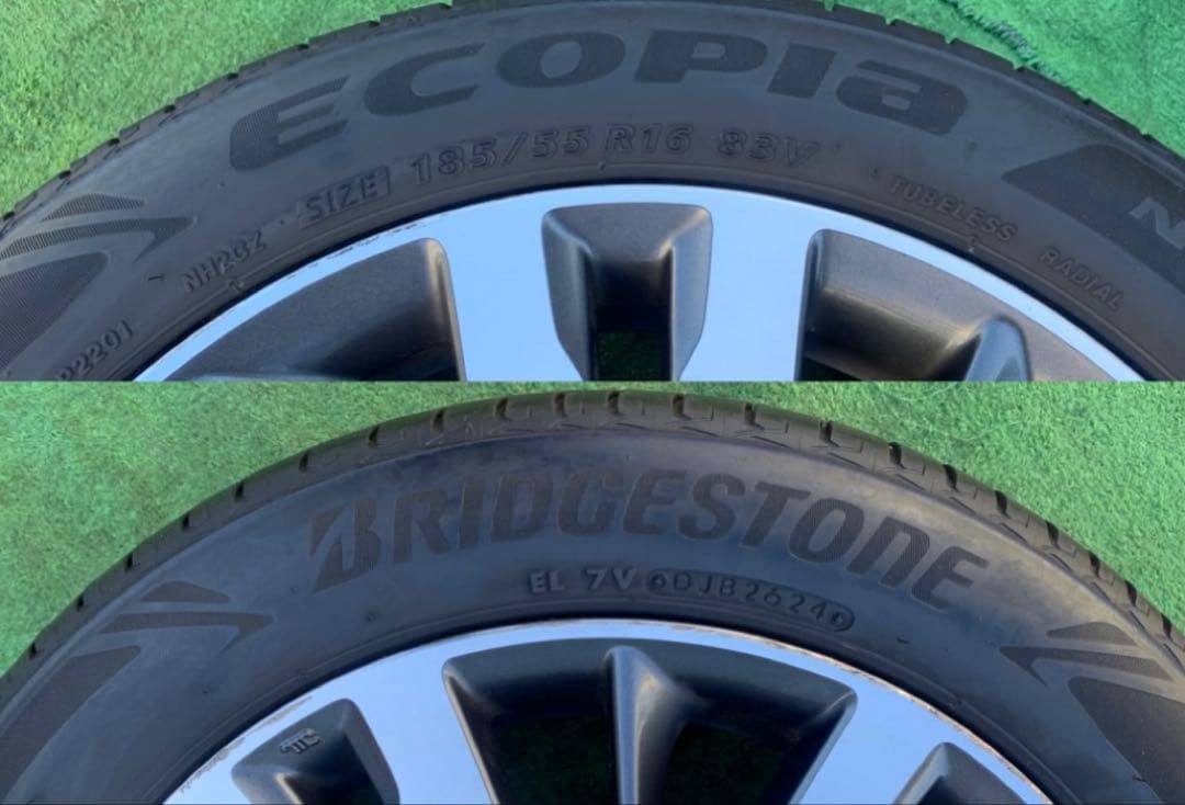 ホンダフィット 純正 16インチ& 185/55R16 BRIDGESTONE