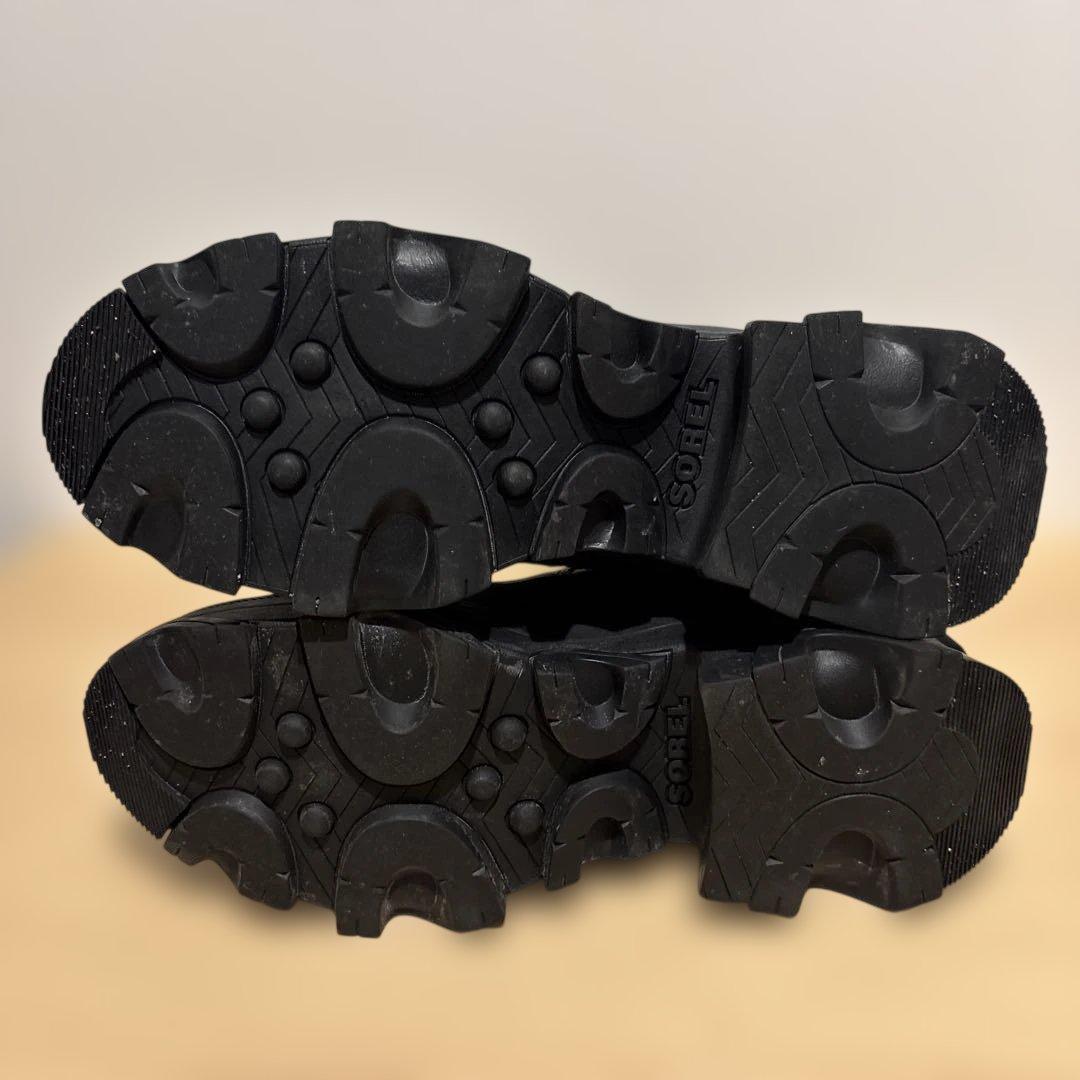 美品　SOREL サイドゴアブーツ ブラック　レインブーツ　チェルシーブーツ