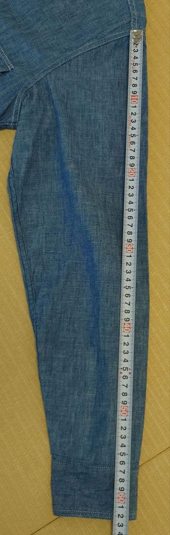 THE REAL McCOY'S 長袖シャンブレーシャツ