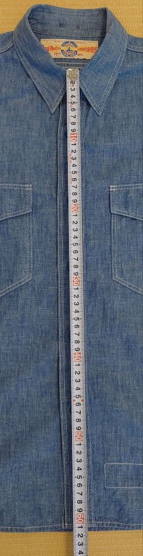 THE REAL McCOY'S 長袖シャンブレーシャツ