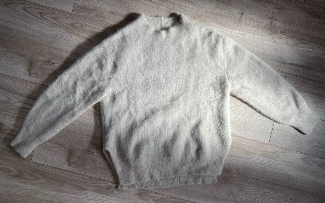 お値下げしました！【ほぼ未使用】SHIPS フォックスニットセーター　アイボリー